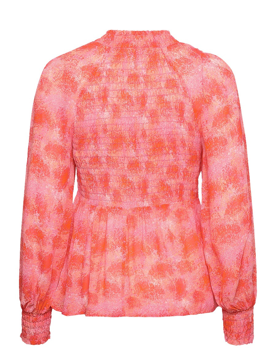 InWear - DavilaIW Blouse - langärmlige blusen - pink dancing wall - 1