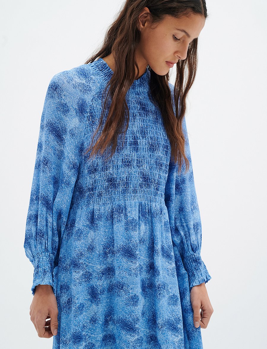 InWear - DavilaIW Long Dress - maxikleider - blue dancing wall - 0