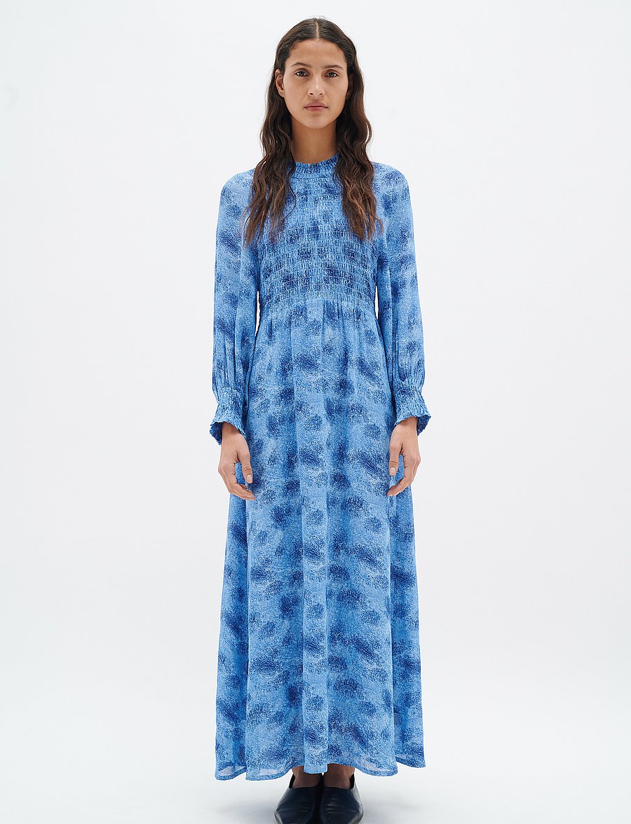 InWear - DavilaIW Long Dress - maxikleider - blue dancing wall - 3