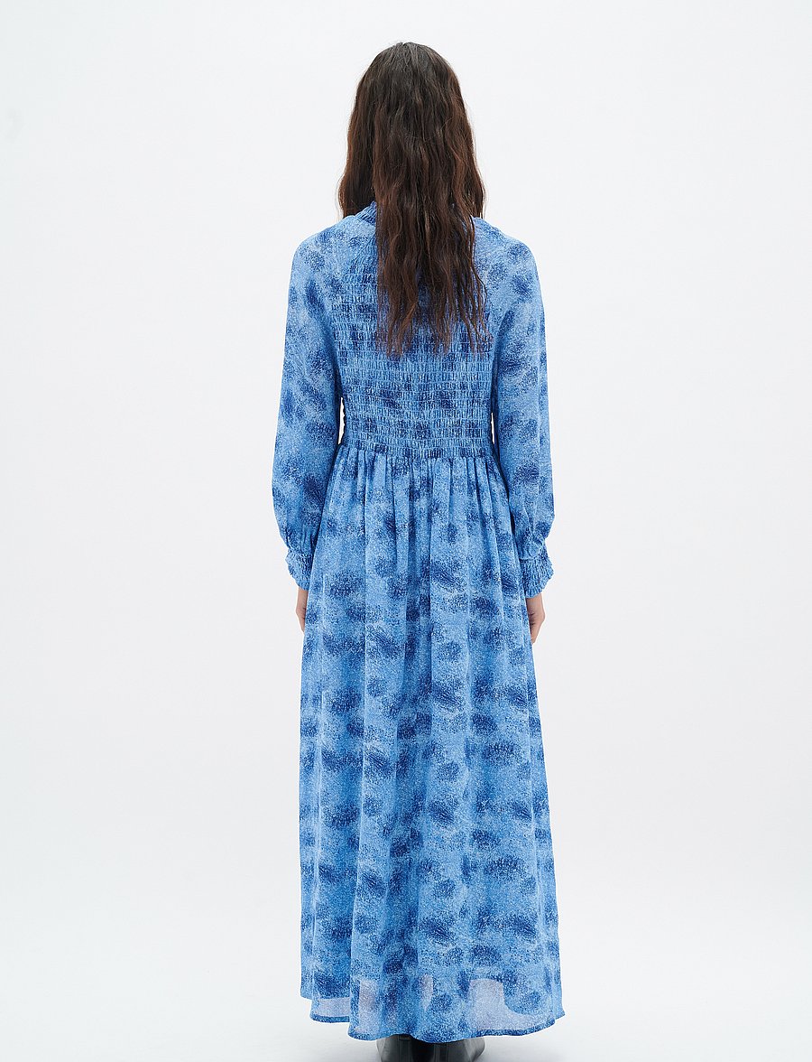 InWear - DavilaIW Long Dress - maxikleider - blue dancing wall - 4