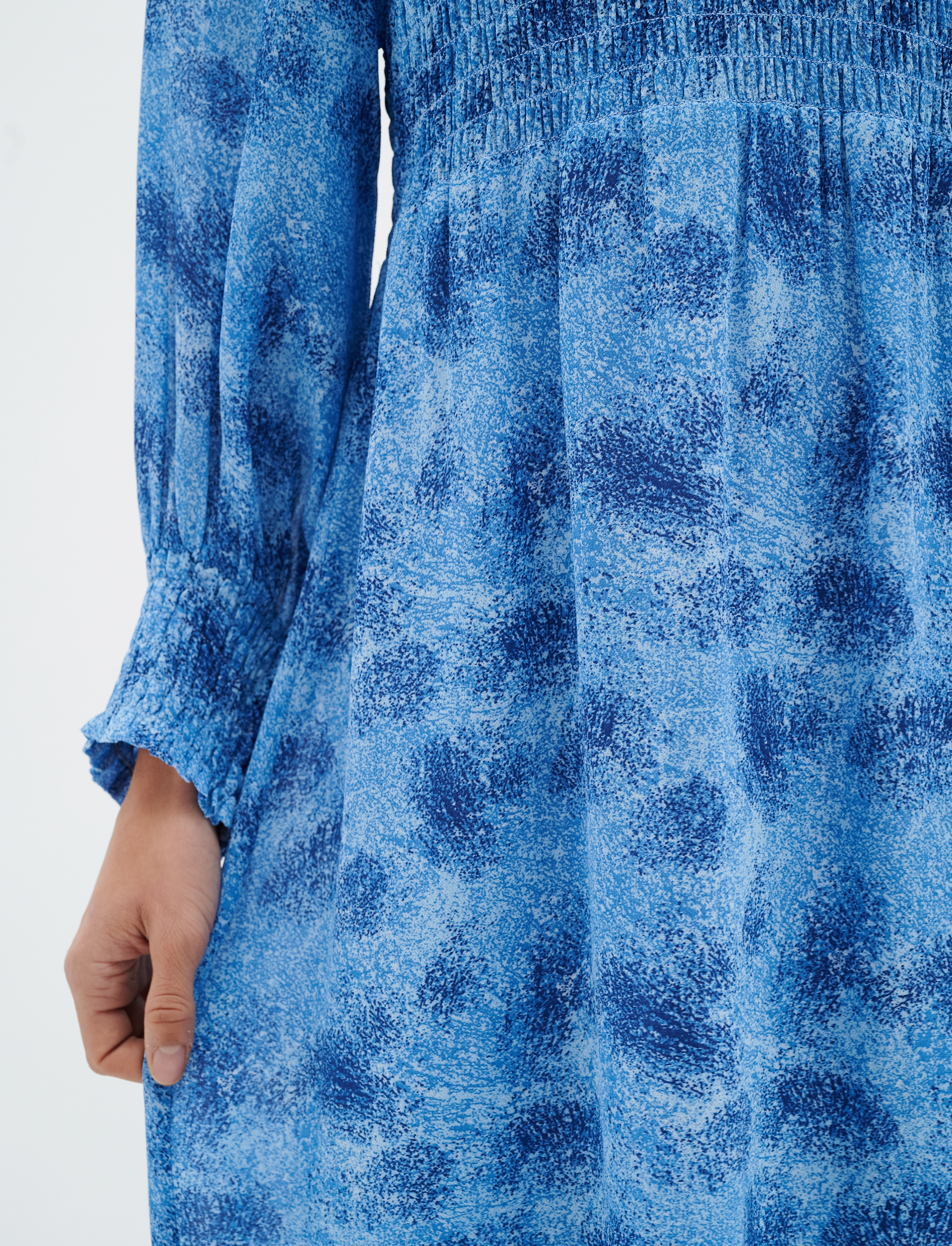 InWear - DavilaIW Long Dress - maxi kjoler - blue dancing wall - 5