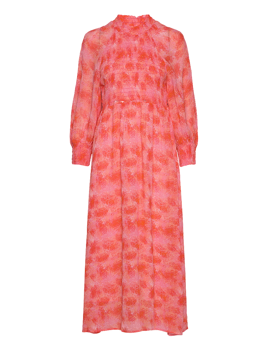 InWear - DavilaIW Long Dress - maxi dresses - pink dancing wall - 1