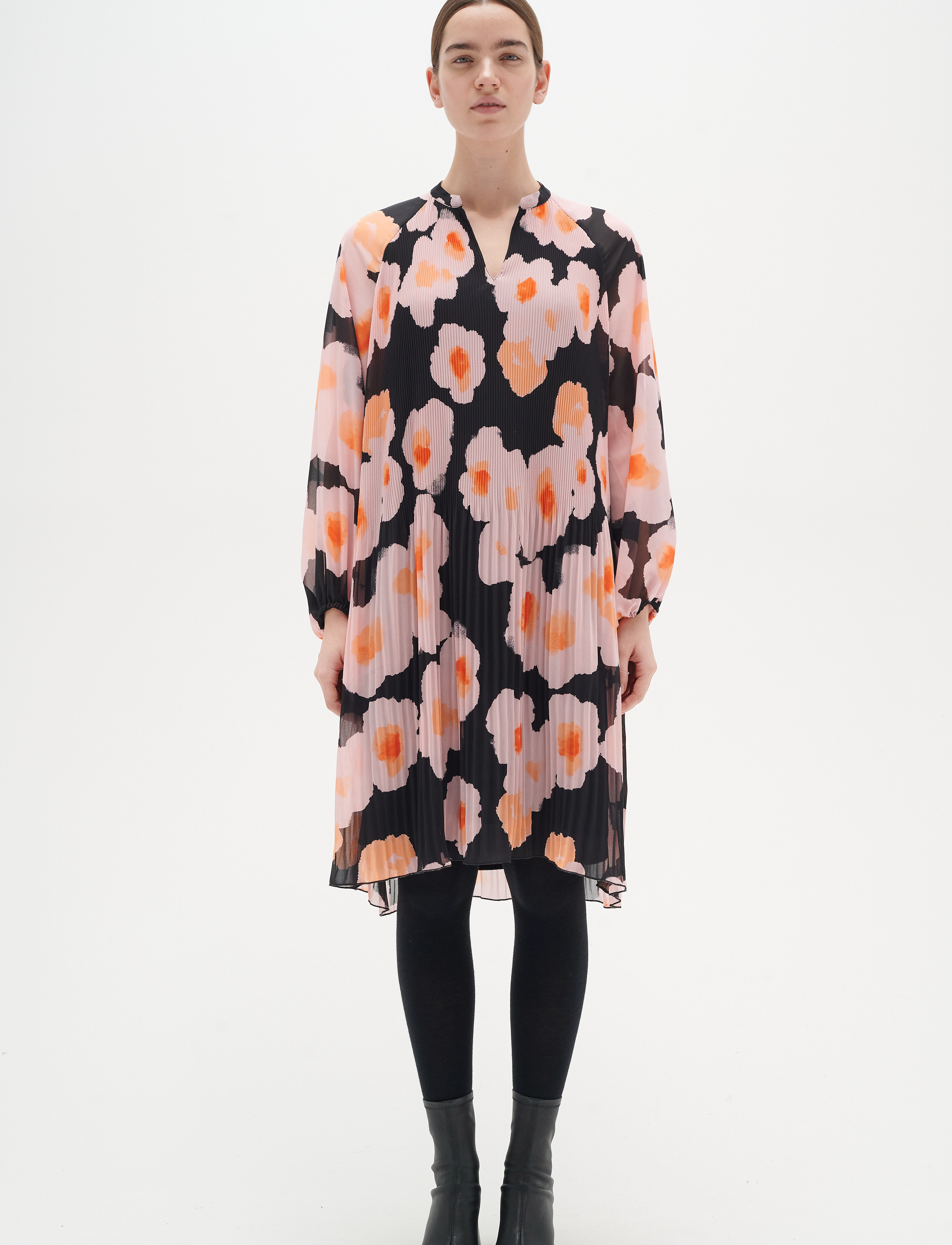 InWear DesdraIW Short Dress - Särkkleidid - PINK POETIC FLOWER / pink/rose