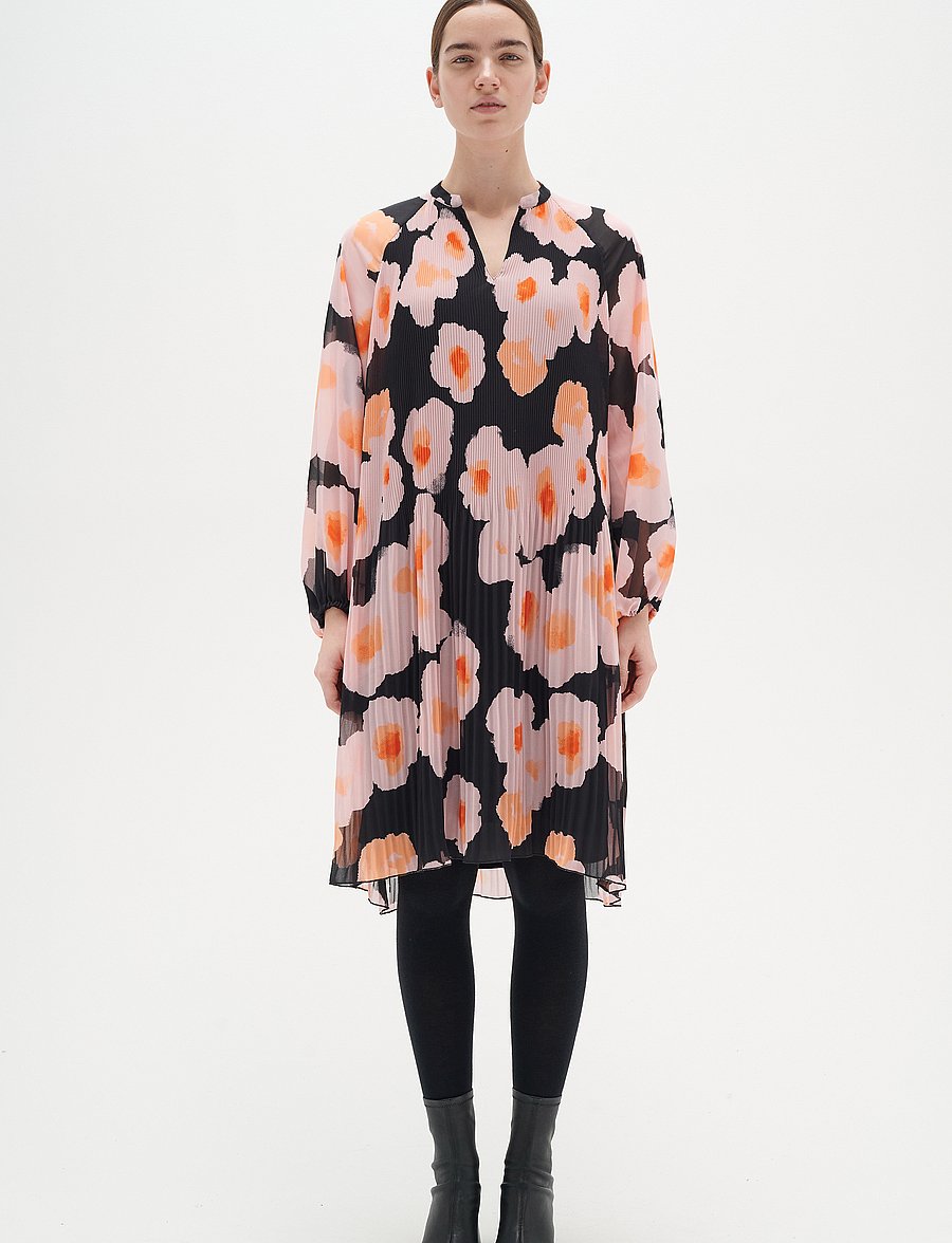 InWear - DesdraIW Short Dress - hemdkleider - pink poetic flower - 0