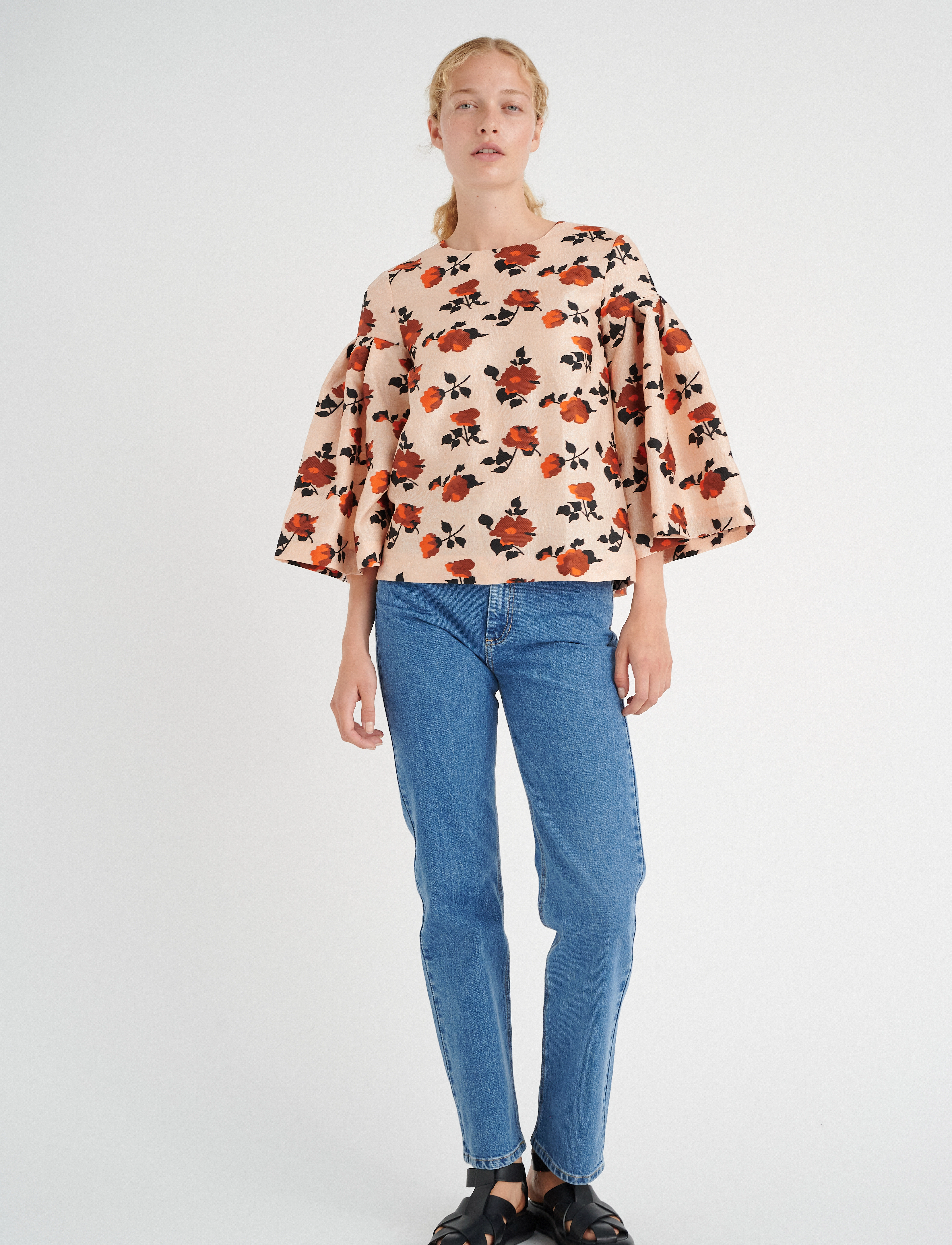 InWear - DolieIW Blouse - long sleeved blouses - cantaloupe - 3