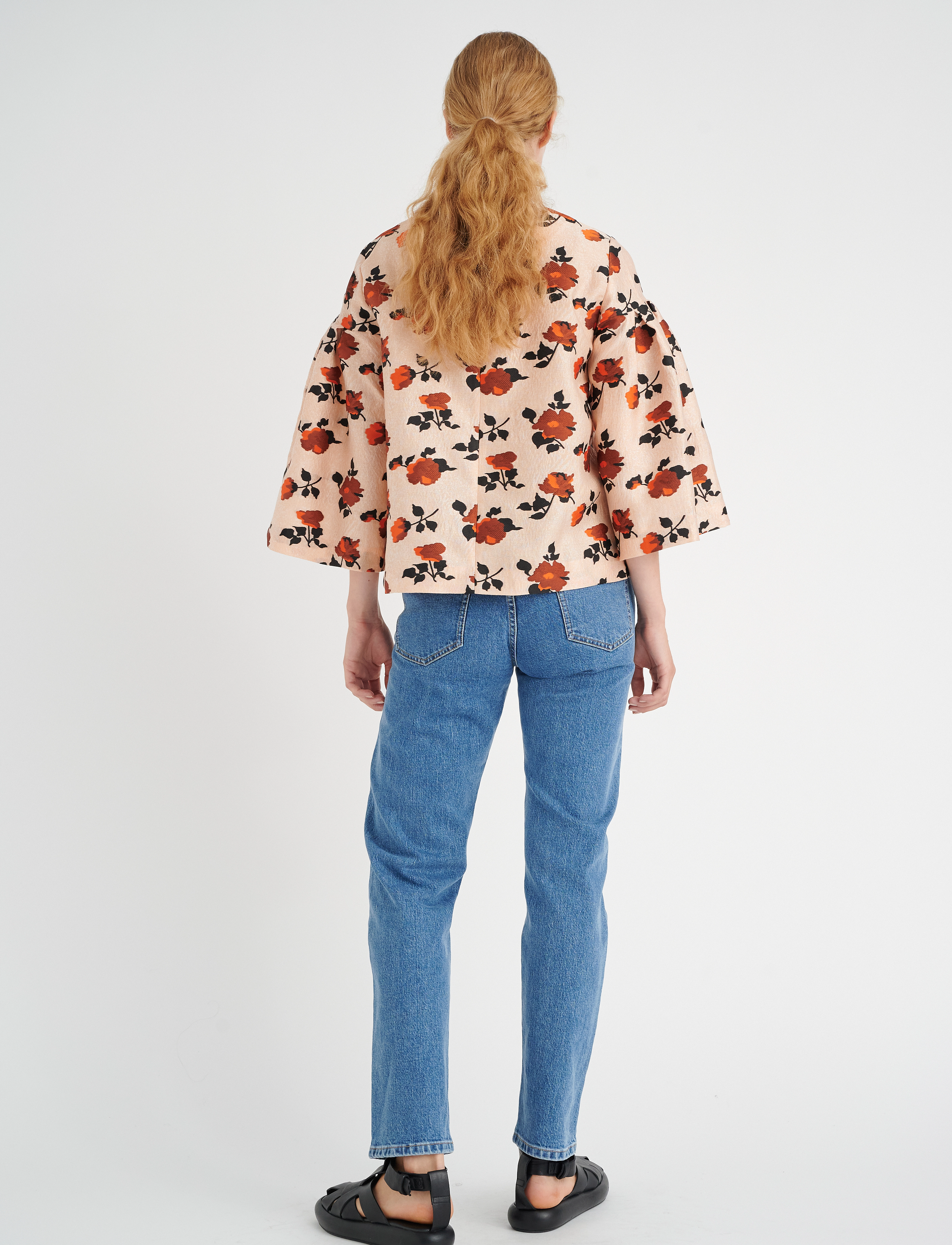 InWear - DolieIW Blouse - long sleeved blouses - cantaloupe - 4