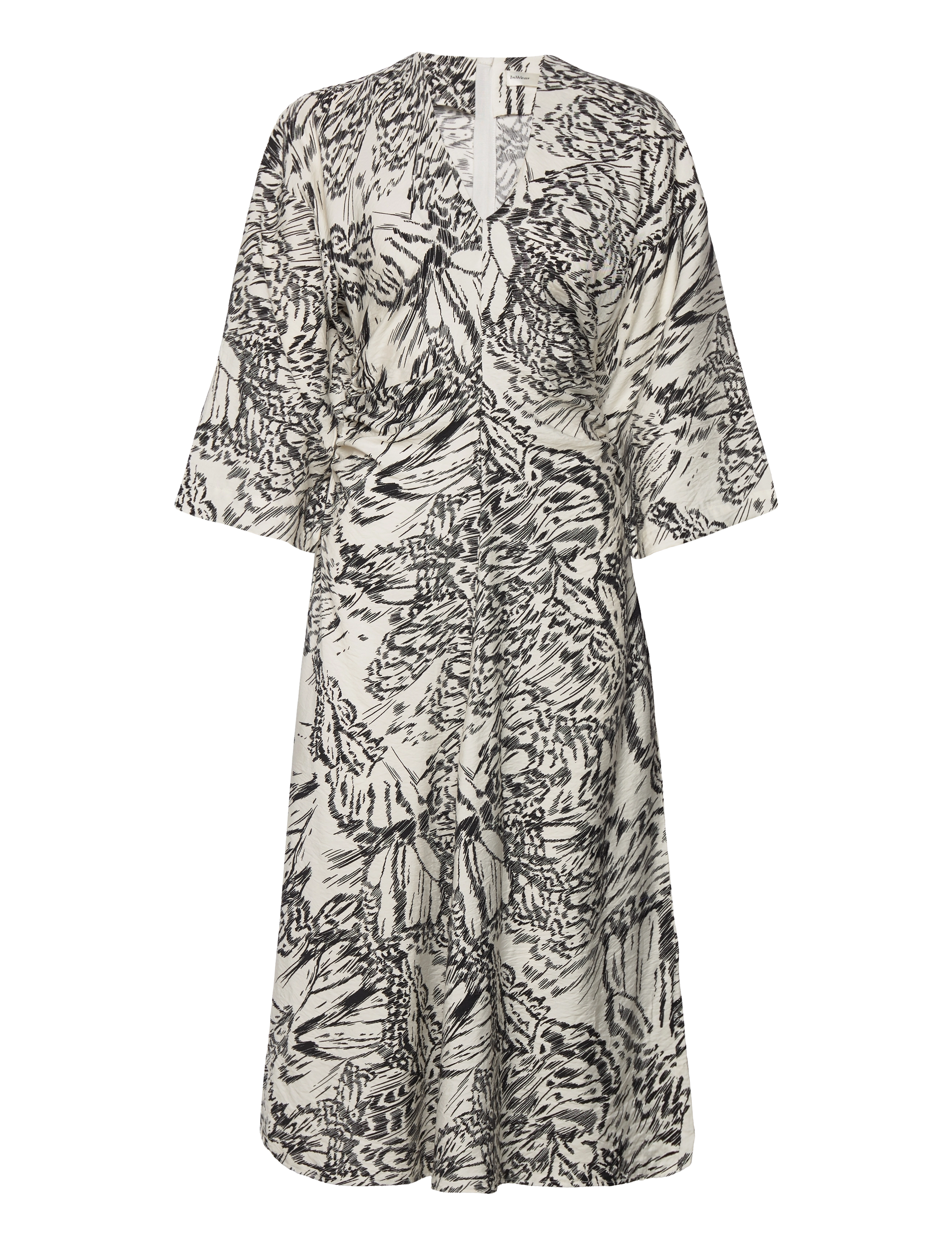 InWear - DritaIW Dress - midi kjoler - graphic big abstract butterfly - 1