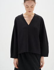 InWear - ZoeIW Blouse - long-sleeved blouses - black - 4