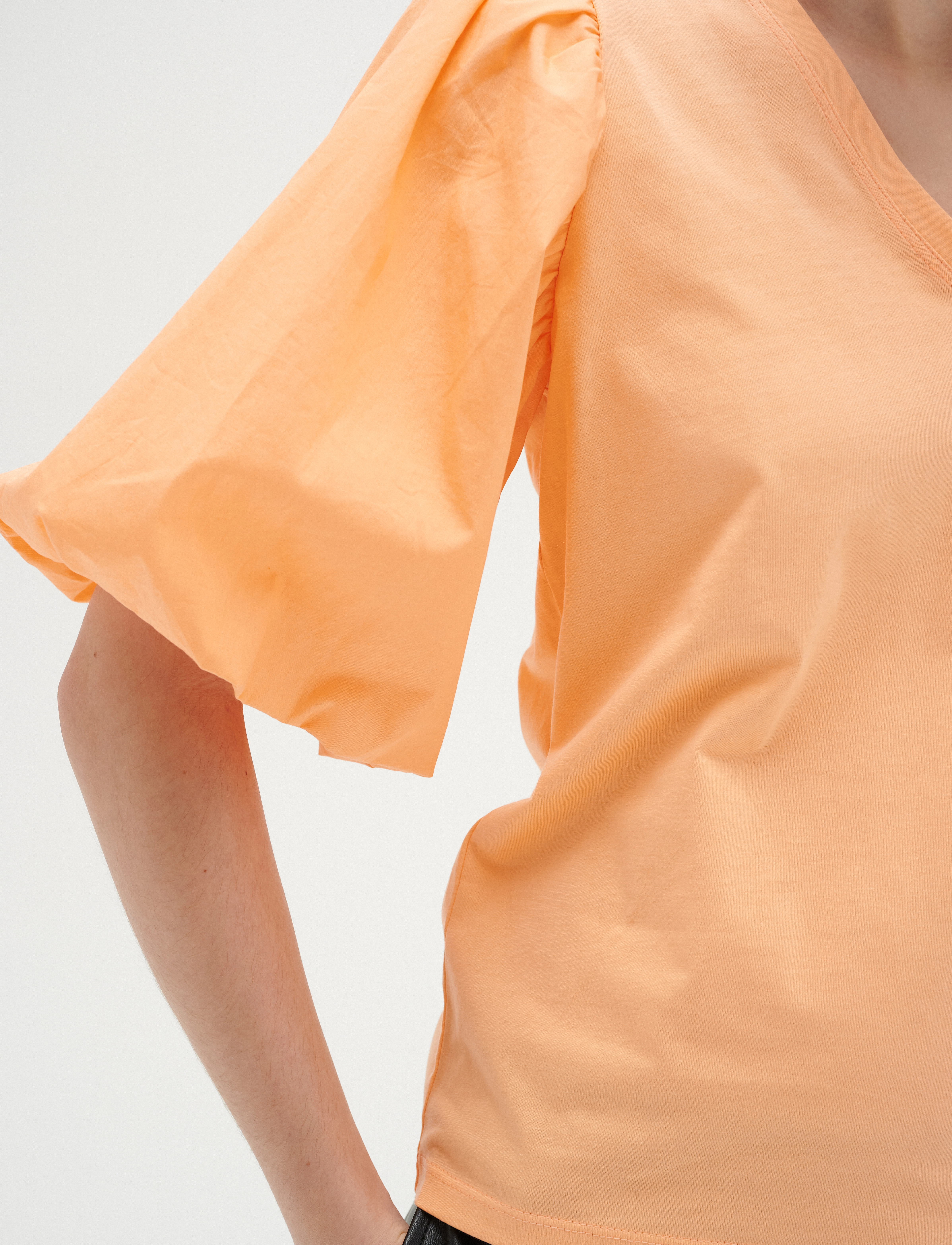 InWear - UmeIW V-neck - lühikeste varrukatega pluusid - cantaloupe - 5