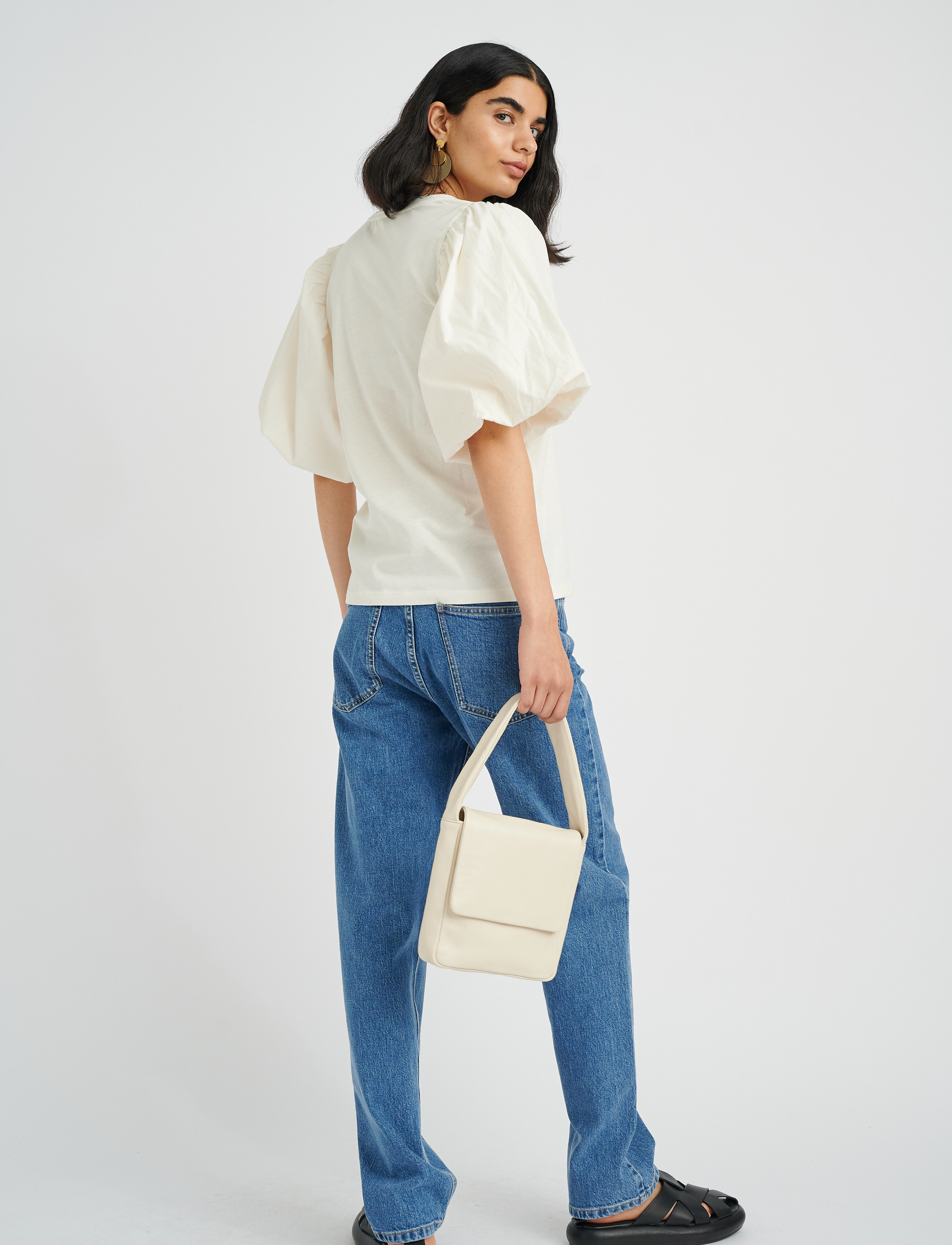 InWear - UmeIW V-neck - kortærmede bluser - whisper white - 4