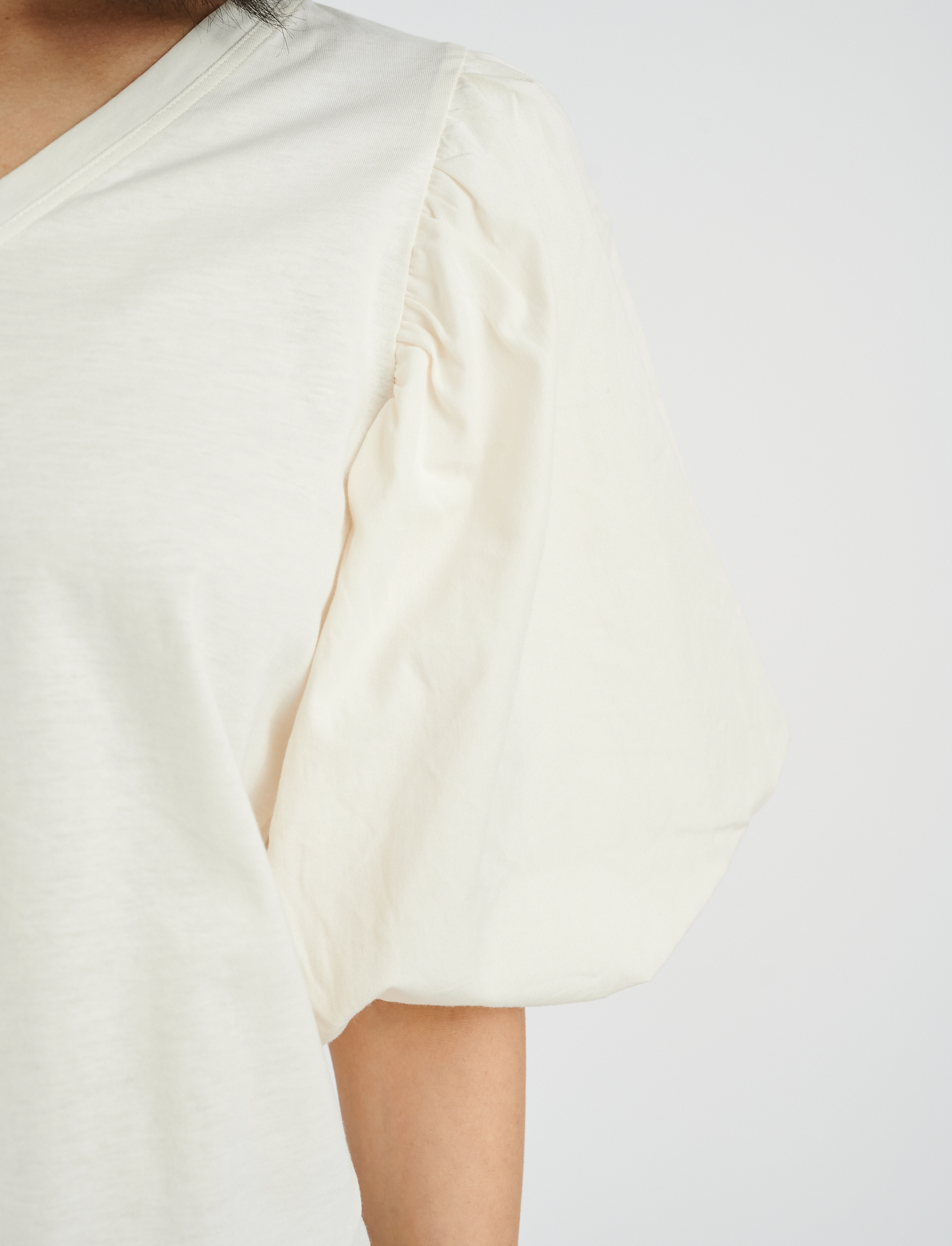 InWear - UmeIW V-neck - kortærmede bluser - whisper white - 5