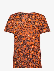 InWear - AlmaIW Print Tshirt - t-shirts - cherry tomato painted flower - 2
