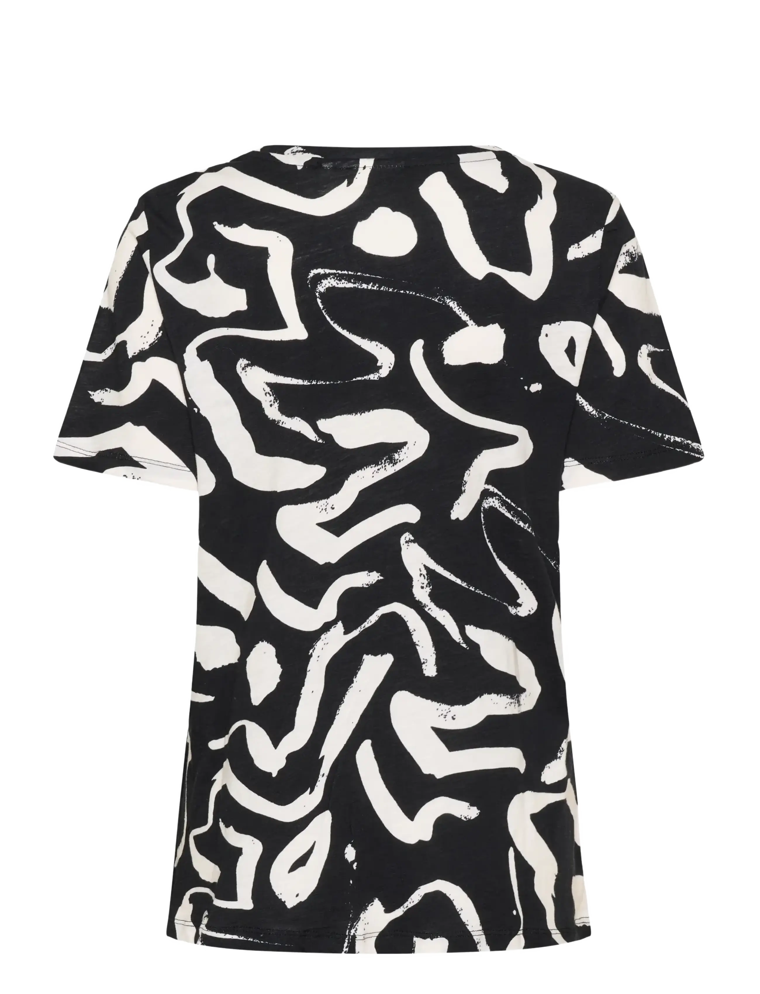 InWear - ALMAIW PRINT TSHIRT - t-särgid - black art strokes 1 - 2
