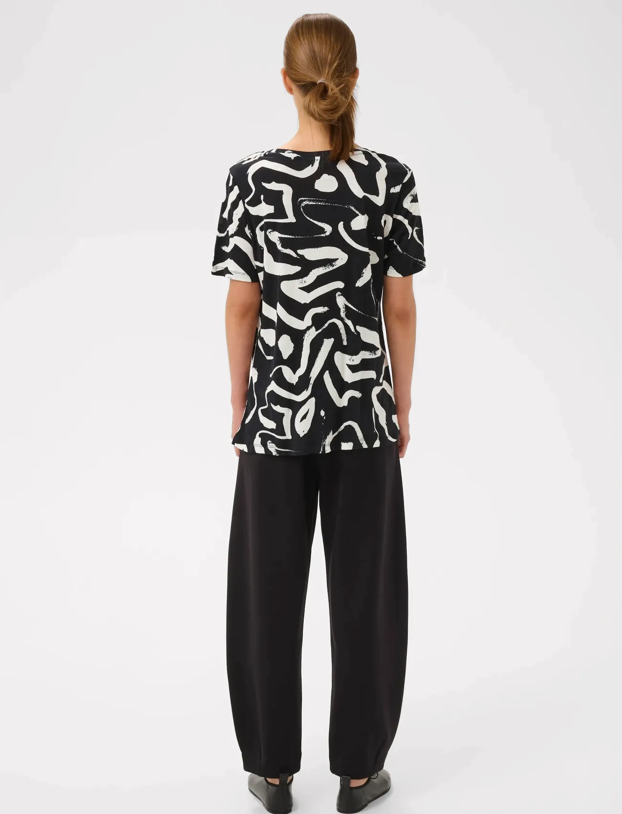 InWear - ALMAIW PRINT TSHIRT - t-särgid - black art strokes 1 - 4