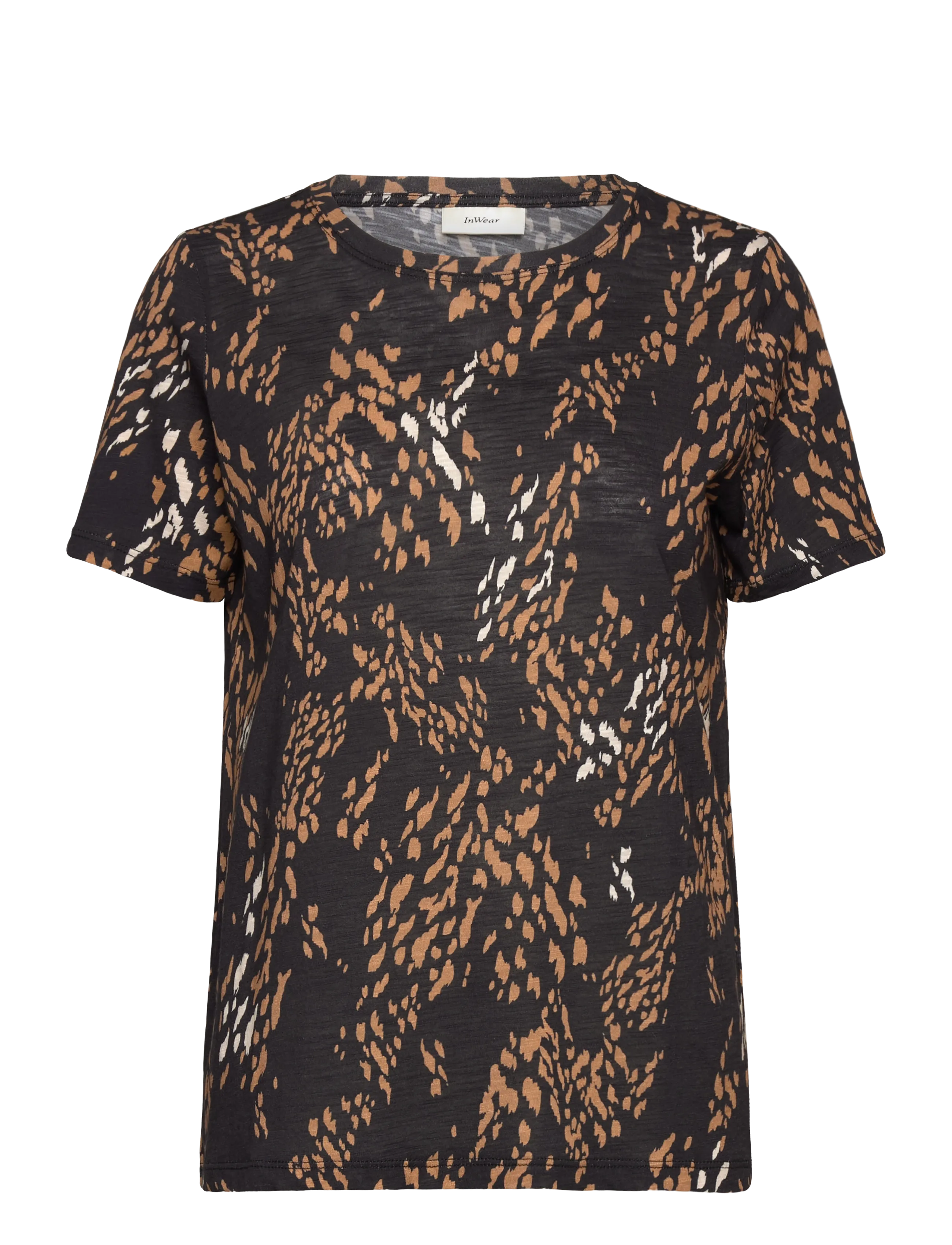 InWear ALMAIW PRINT TSHIRT - Kollektsioonid - LEONORA BLACK / black