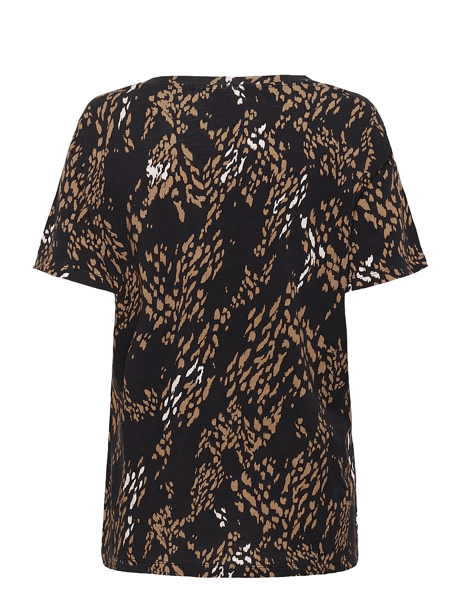 InWear - ALMAIW PRINT TSHIRT - t-särgid - leonora black - 2