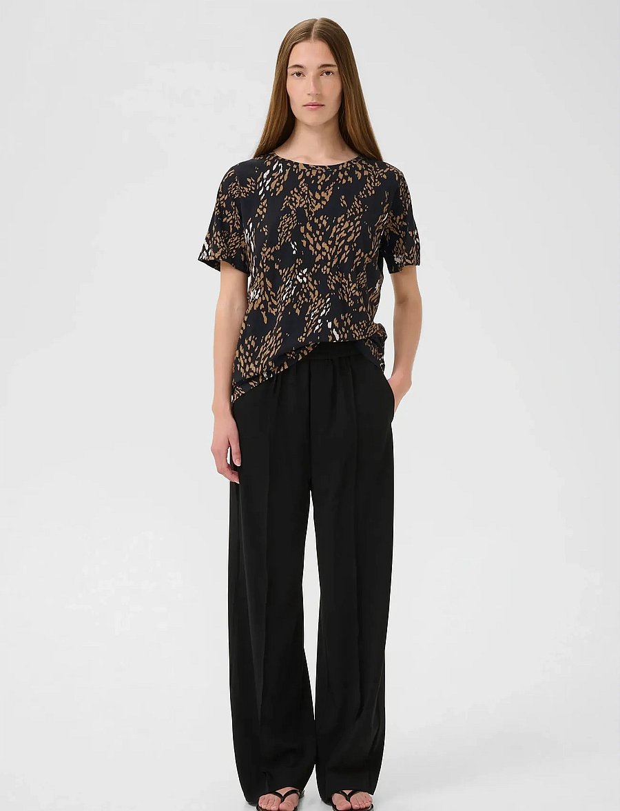 InWear - ALMAIW PRINT TSHIRT - t-särgid - leonora black - 3