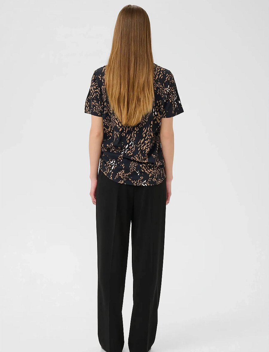 InWear - ALMAIW PRINT TSHIRT - t-särgid - leonora black - 4