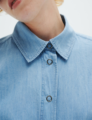 InWear - OceaneIW Shirt - kortermede skjorter - light blue denim - 5