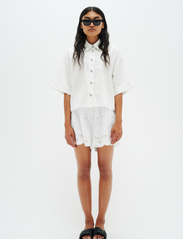 InWear - OceaneIW Shirt - kortärmade skjortor - pure white - 3
