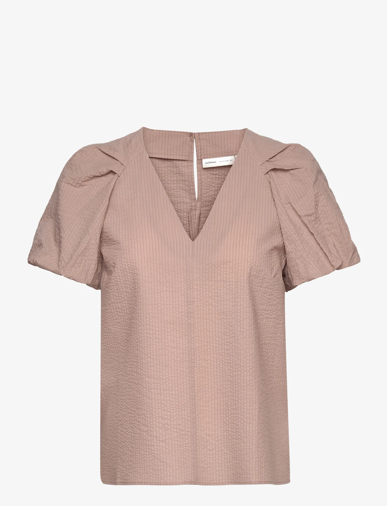 InWear - TaceyIW Top - short-sleeved blouses - mocha grey - 0