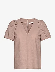 InWear - TaceyIW Top - short-sleeved blouses - mocha grey - 0