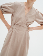 InWear - TaceyIW Dress - wrap dresses - mocha grey - 2