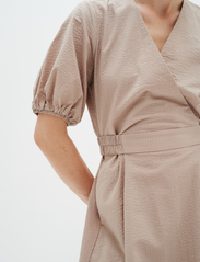 InWear - TaceyIW Dress - wrap dresses - mocha grey - 6