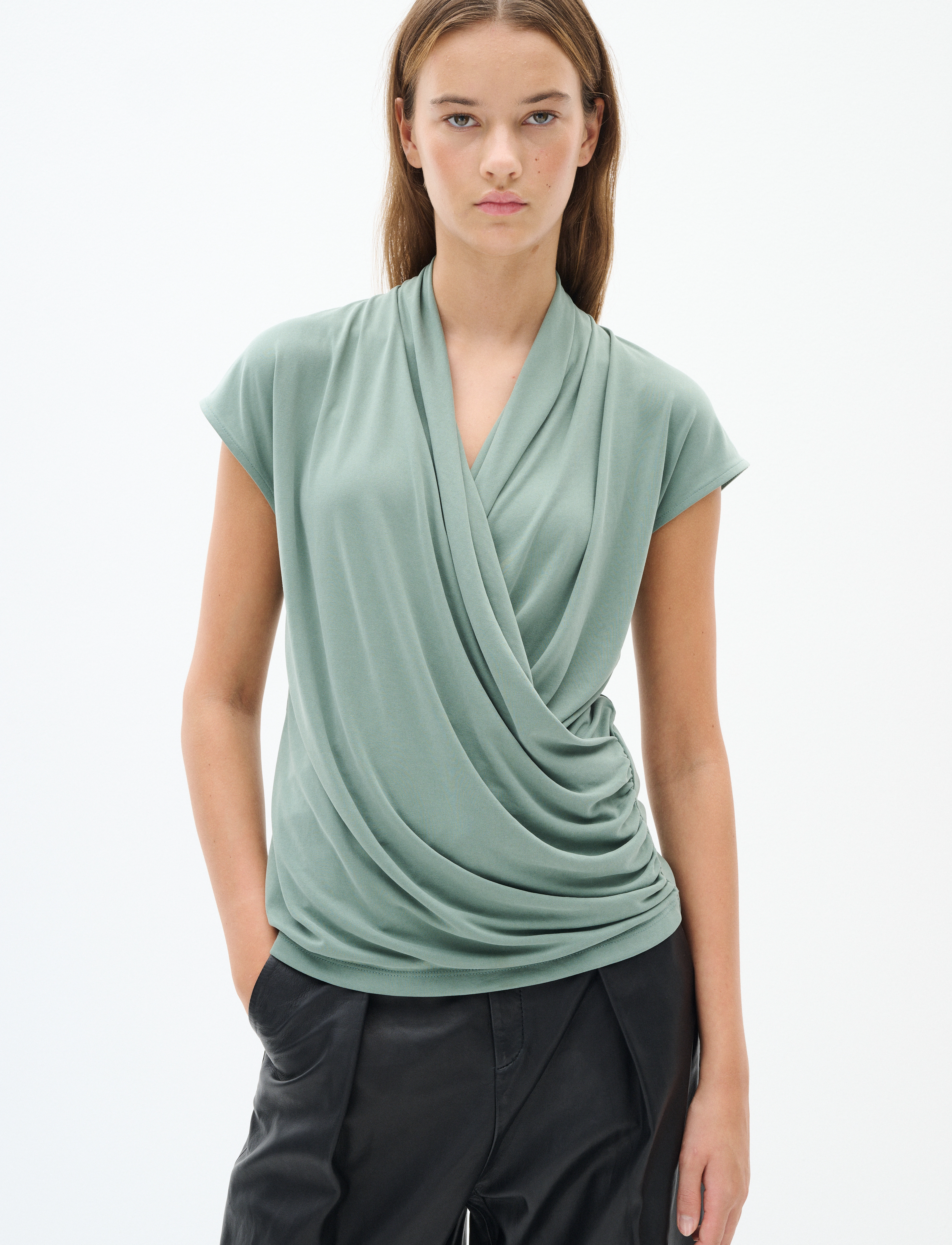 InWear VeloraIW Top - Ärmellose Tops - AGAVE GREEN / green