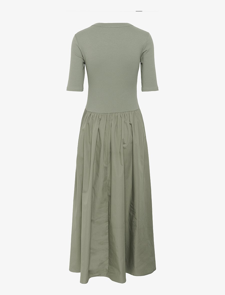 InWear - DagnamaIW SS Dress - sommerkjoler - agave green - 2
