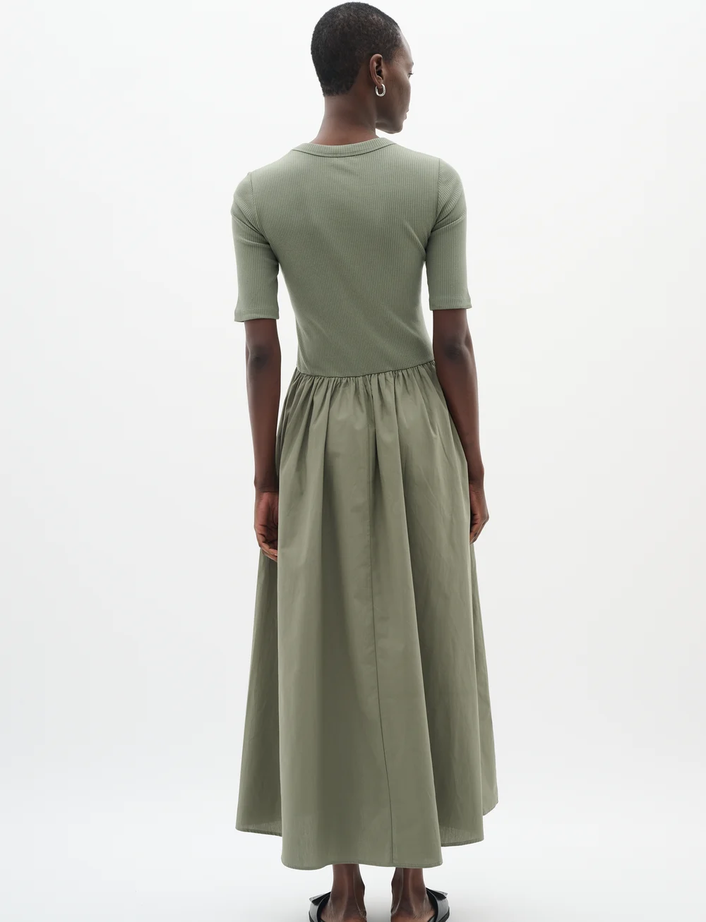 InWear - DagnamaIW SS Dress - summer dresses - agave green - 4