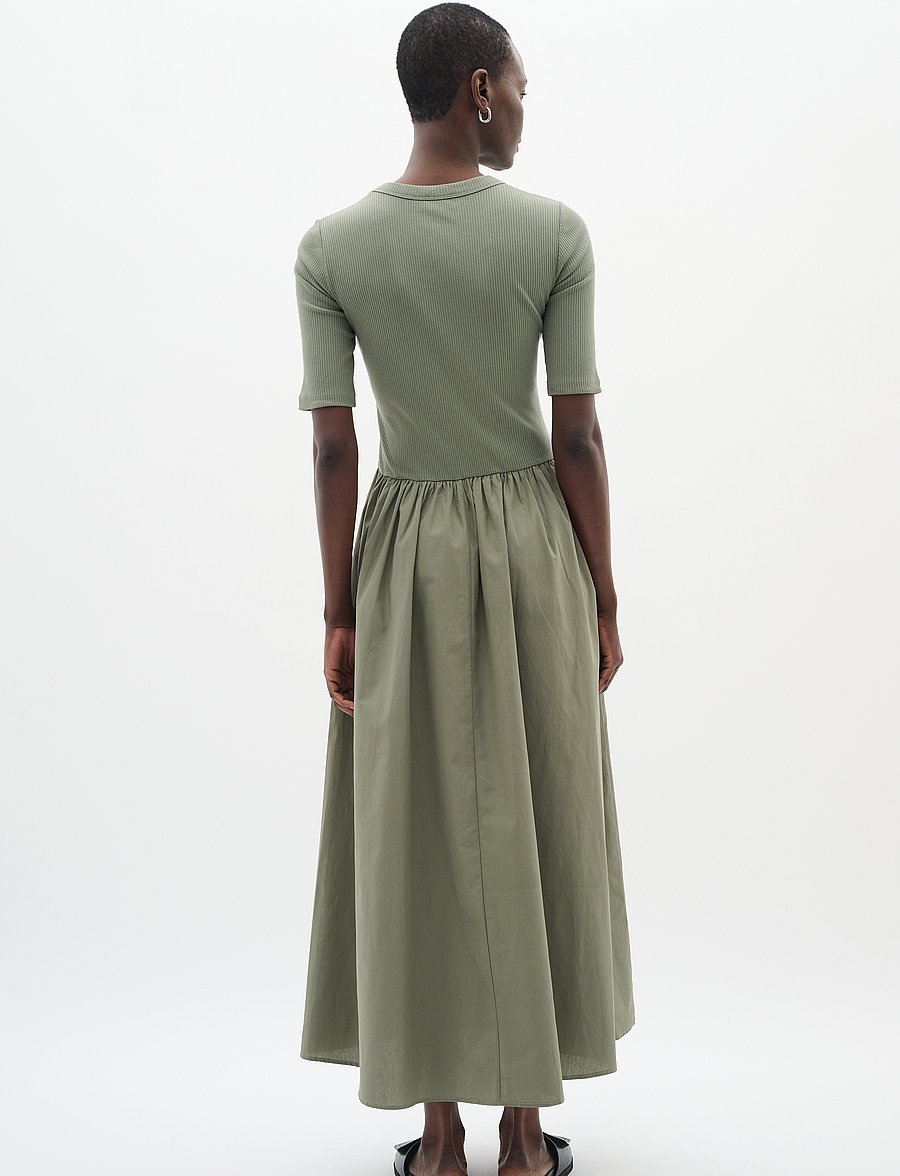 InWear - DagnamaIW SS Dress - sommerkjoler - agave green - 4