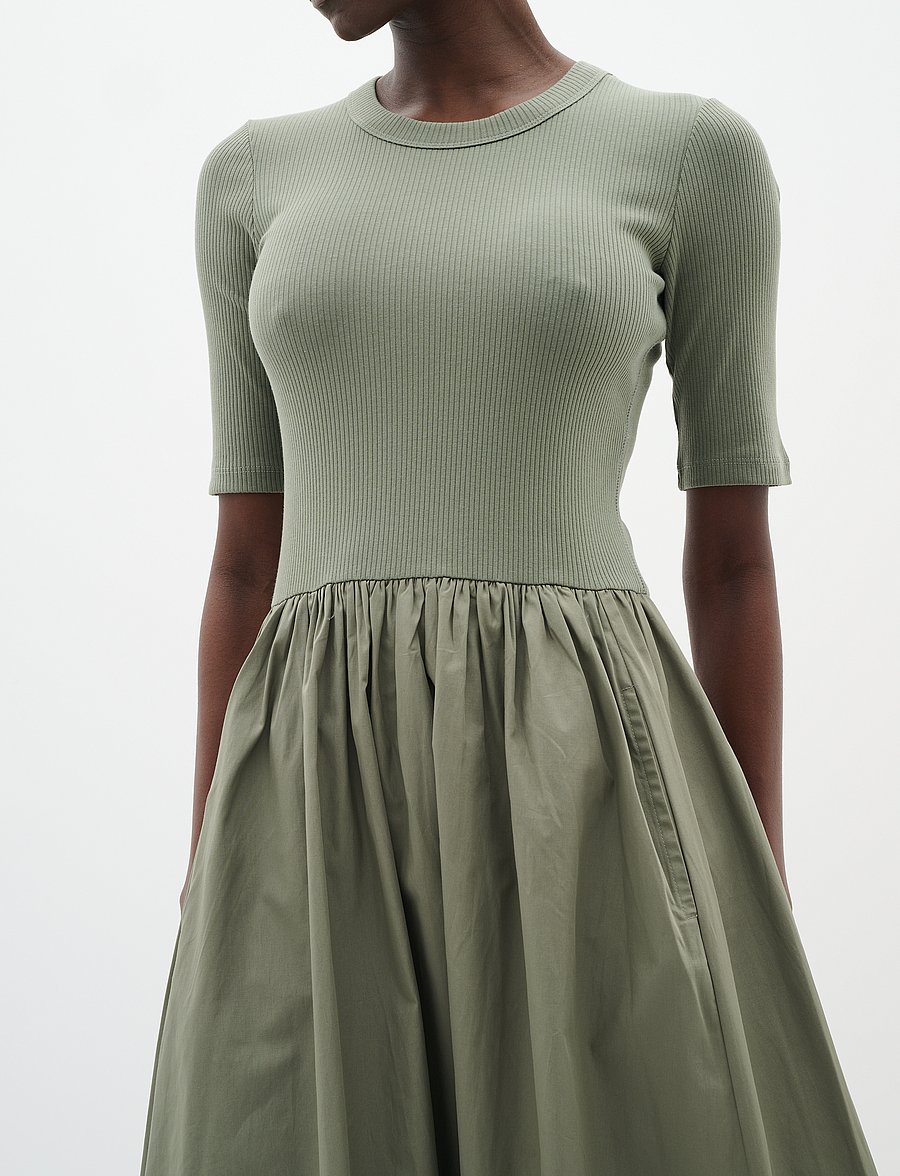 InWear - DagnamaIW SS Dress - sommerkjoler - agave green - 5