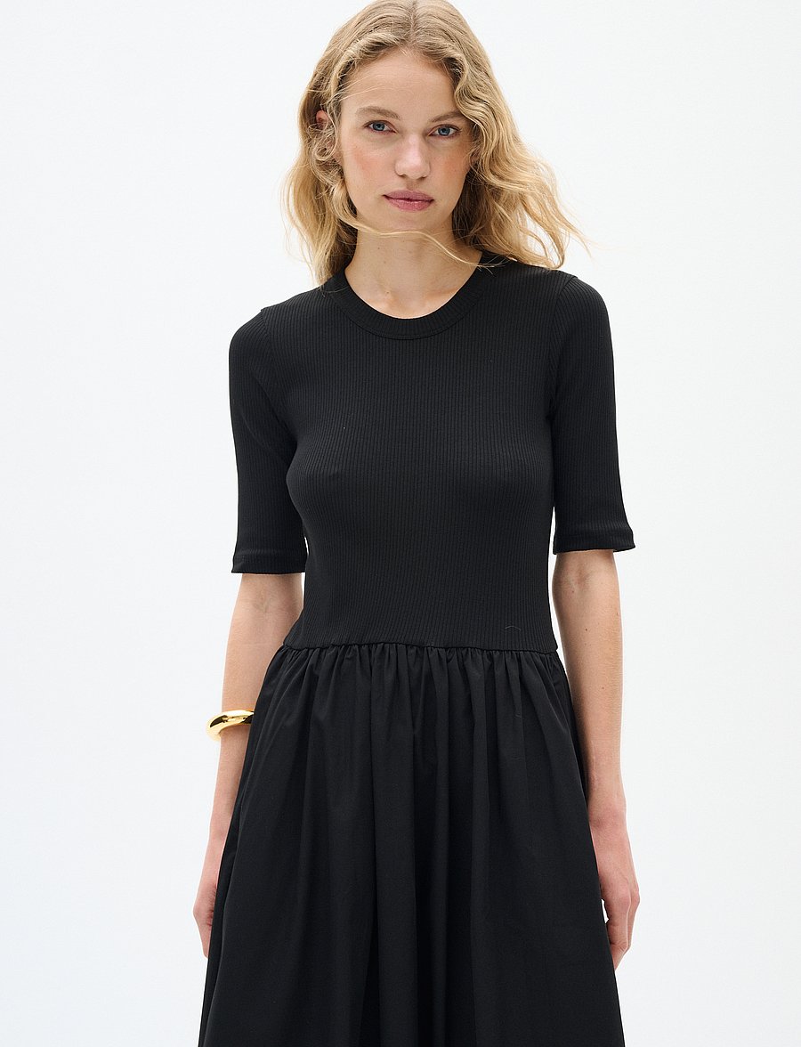 InWear - DagnamaIW SS Dress - sommarklänningar - black - 0