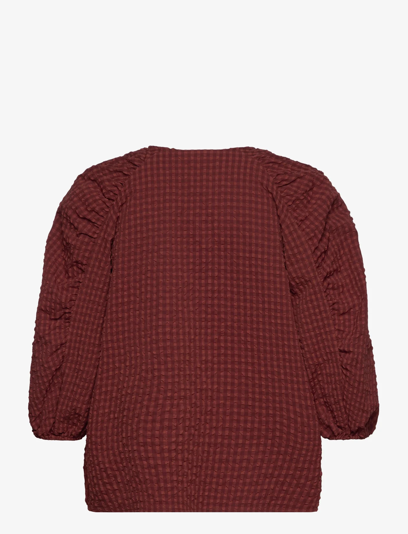 InWear - EdenaIW Top - short-sleeved blouses - cherry mahogany - 1