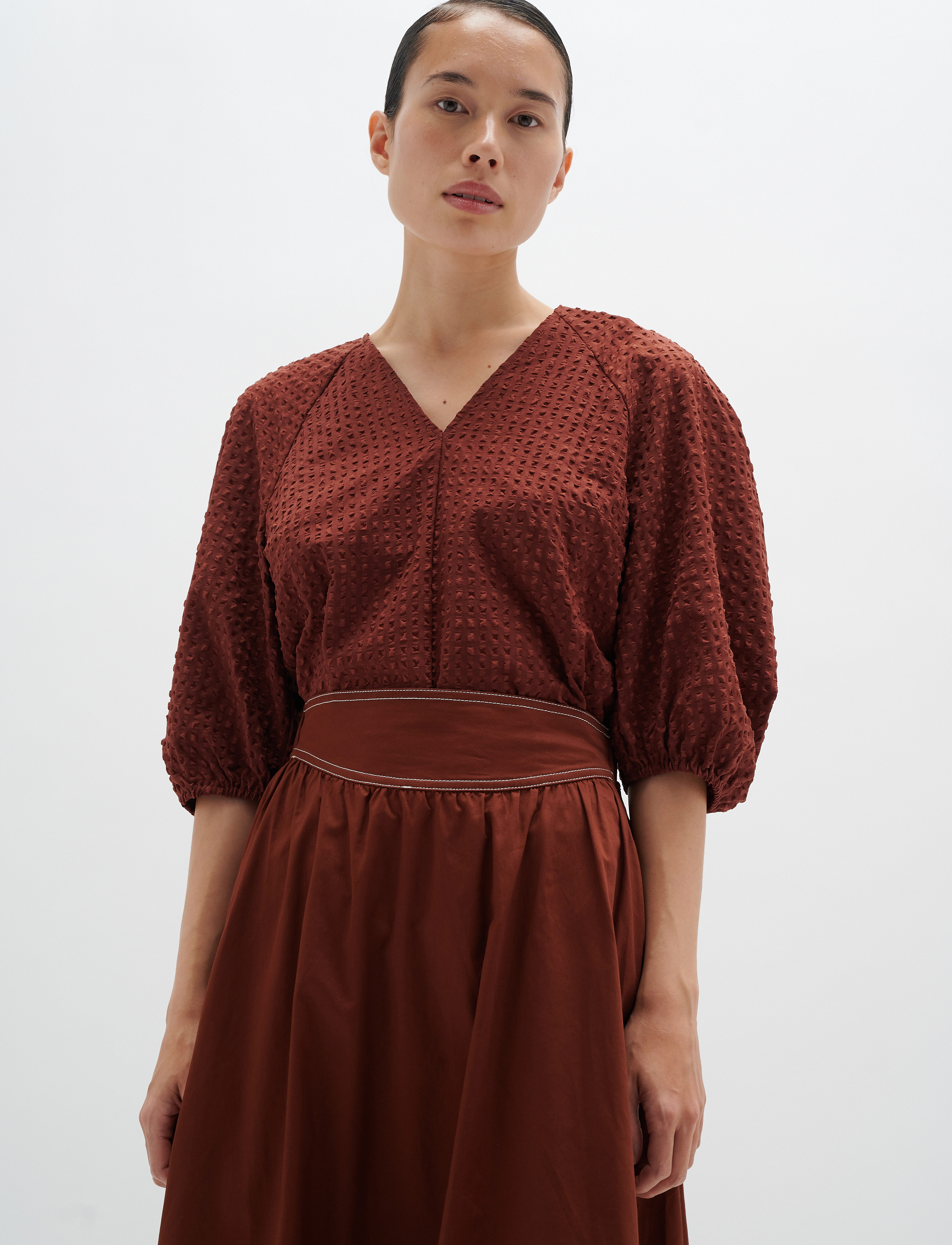 InWear EdenaIW Top - Blusen - CHERRY MAHOGANY / burgundy