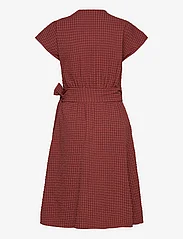 InWear - EdenaIW Wrap Dress - sukienki kopertowe - cherry mahogany - 1