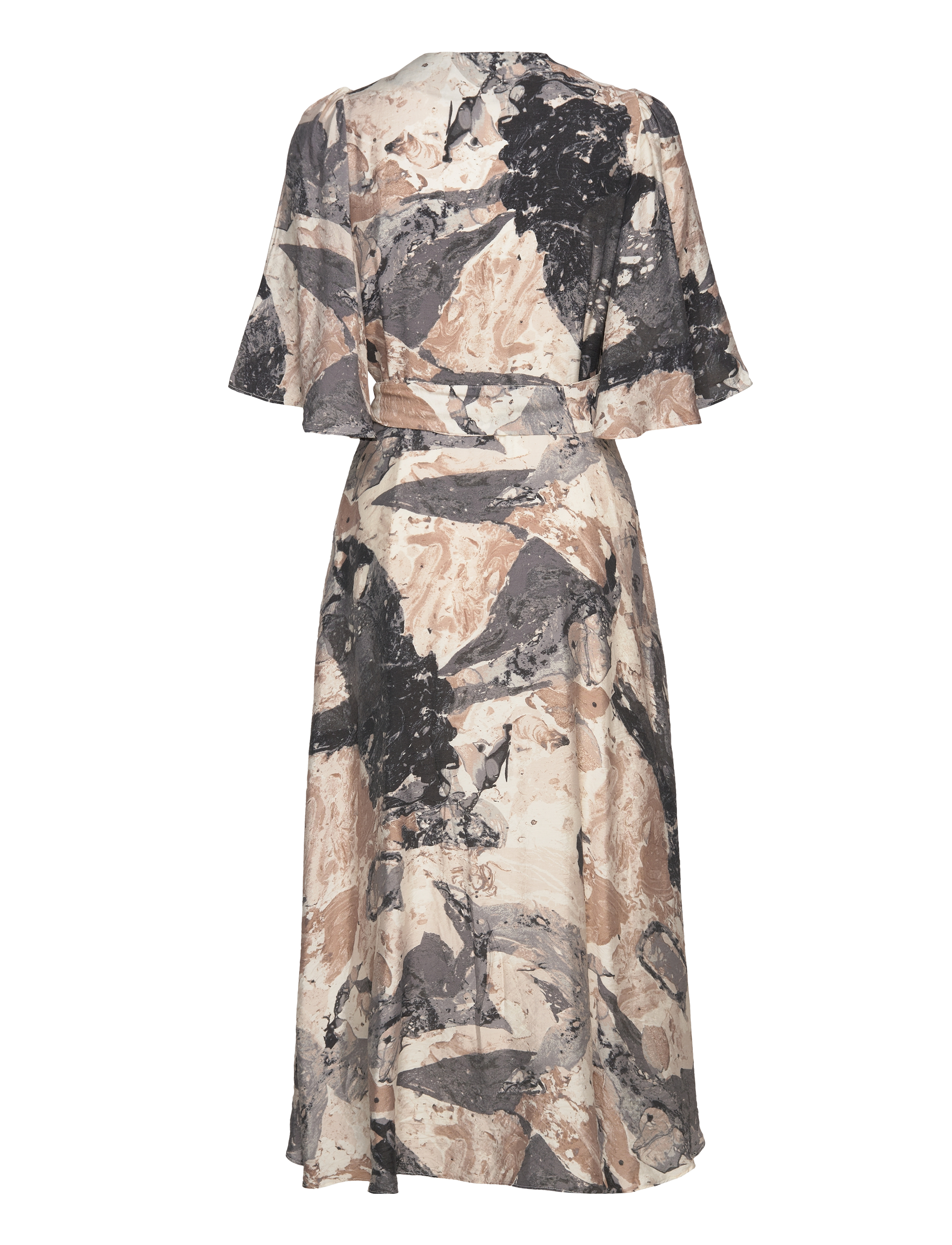 InWear - ElitaIW Wrap Dress - graffiti wall grey - 2
