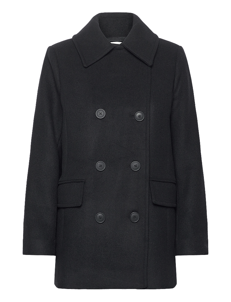 InWear - PerryIW Sailor Coat - ulljackor - black - 1