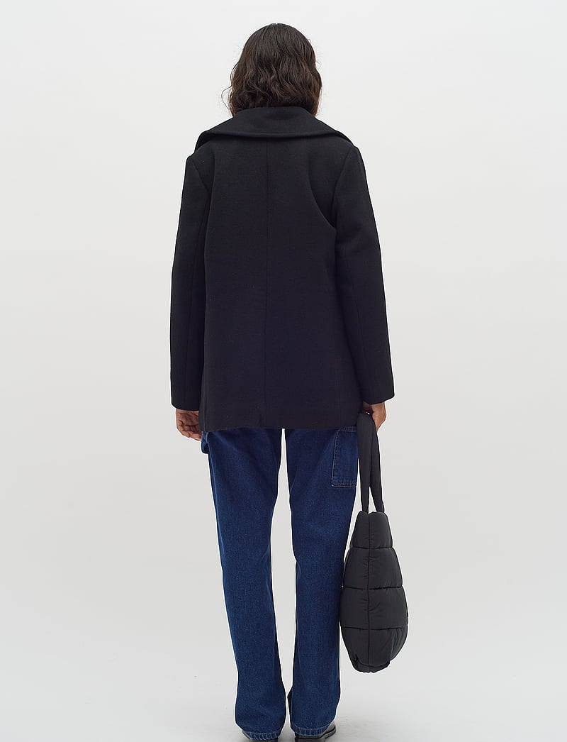 InWear - PerryIW Sailor Coat - ulljackor - black - 4