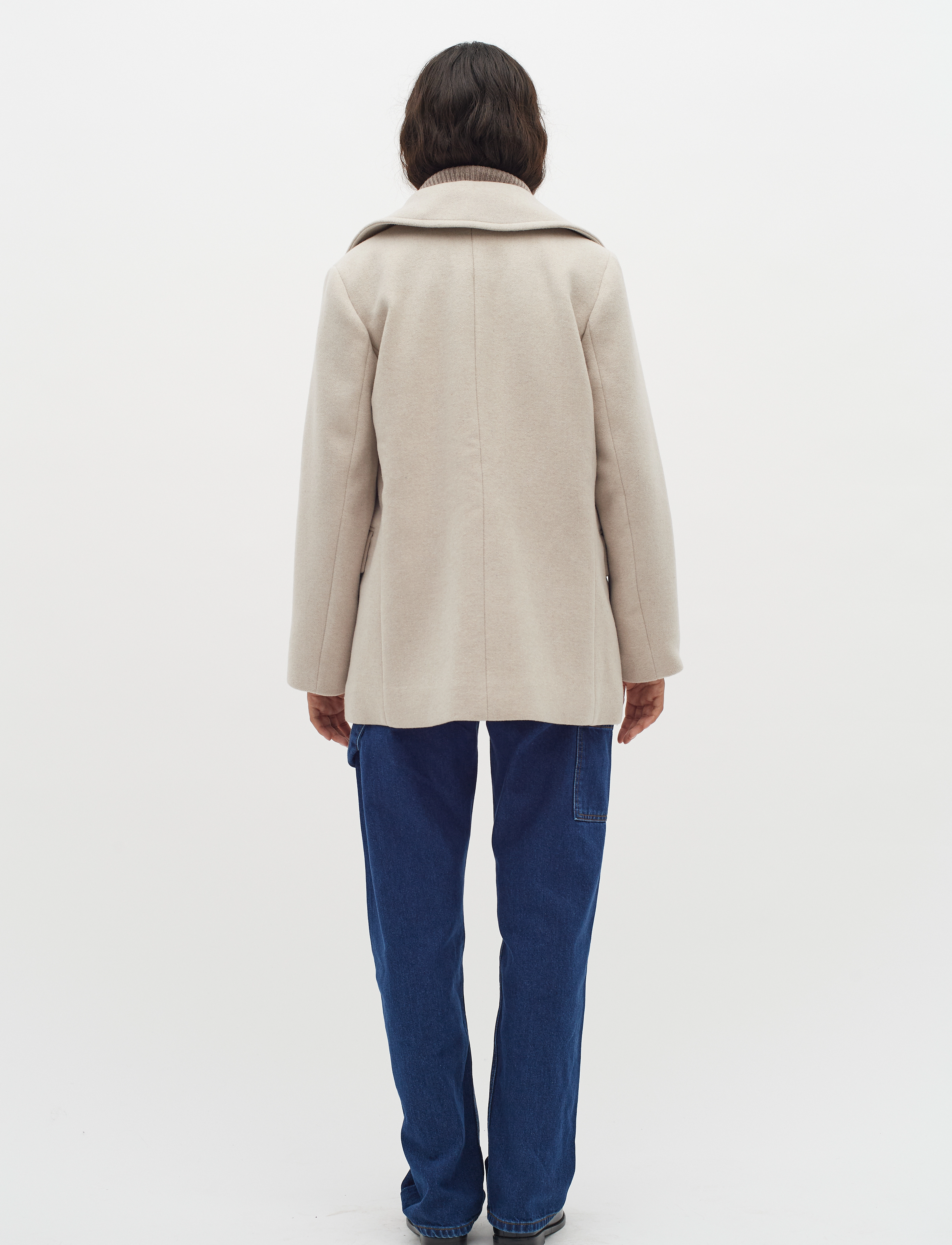 InWear - PerryIW Sailor Coat - overtøj - ecru - 4