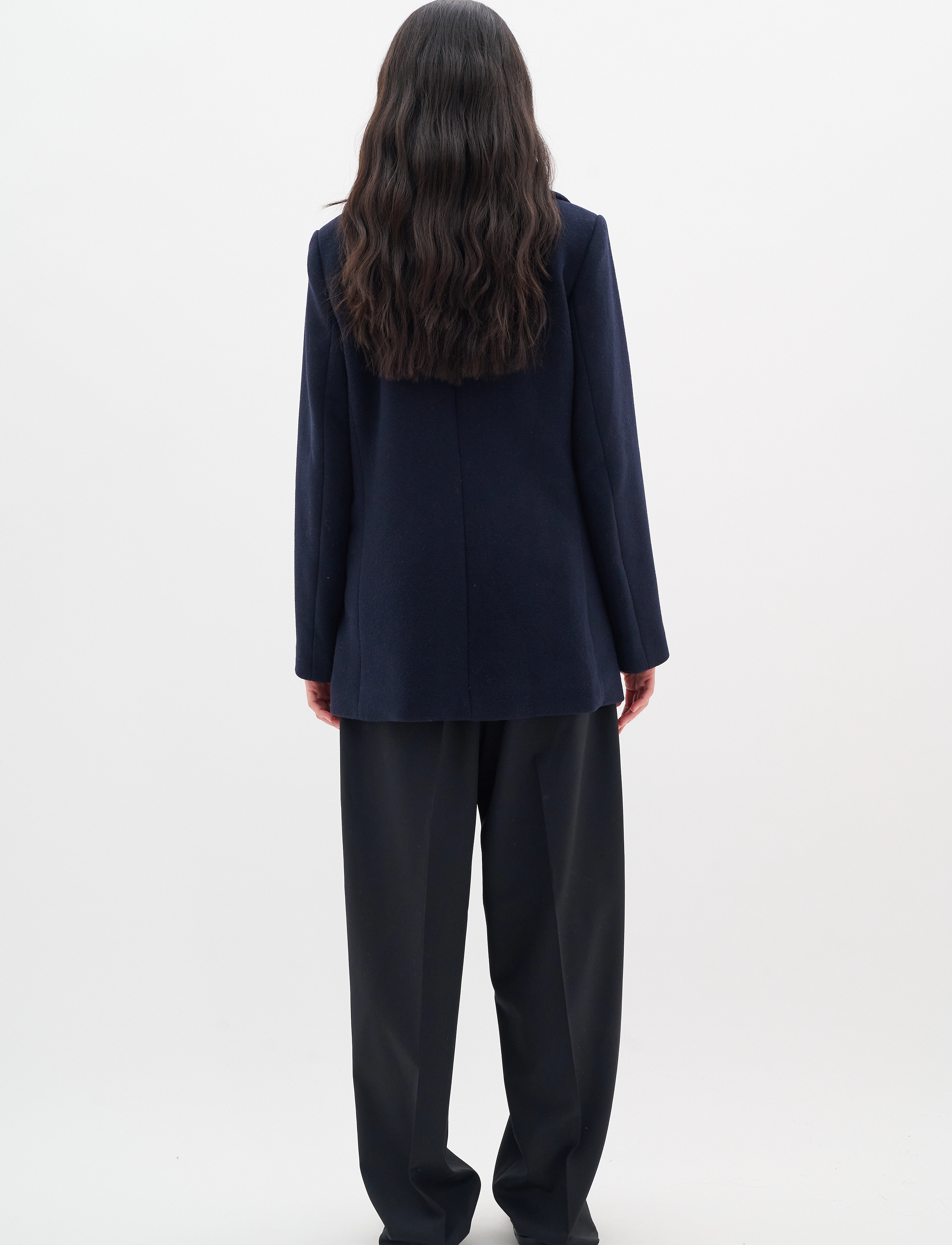 InWear - PerryIW Sailor Coat - uldjakker - marine blue - 4