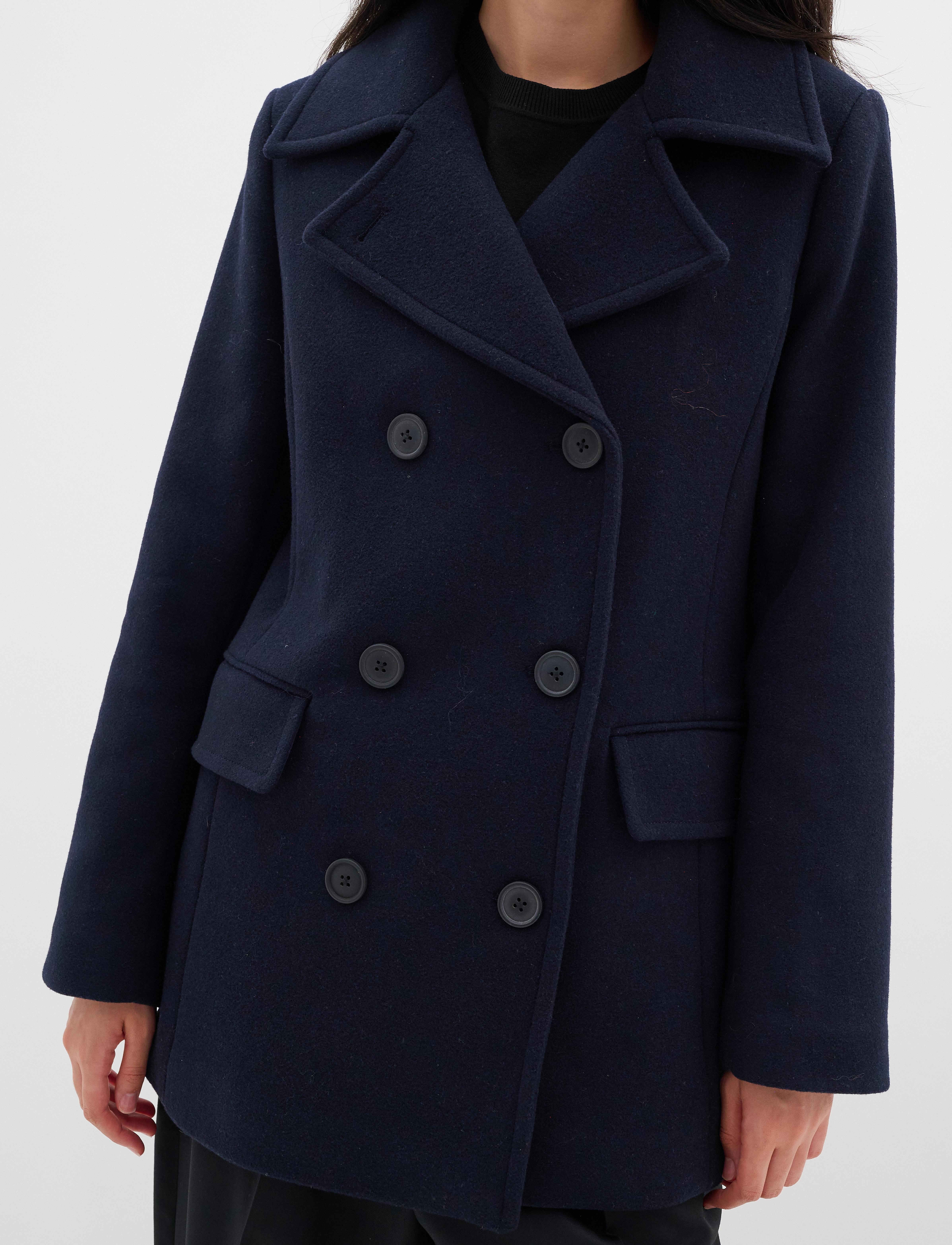 InWear - PerryIW Sailor Coat - uldjakker - marine blue - 5