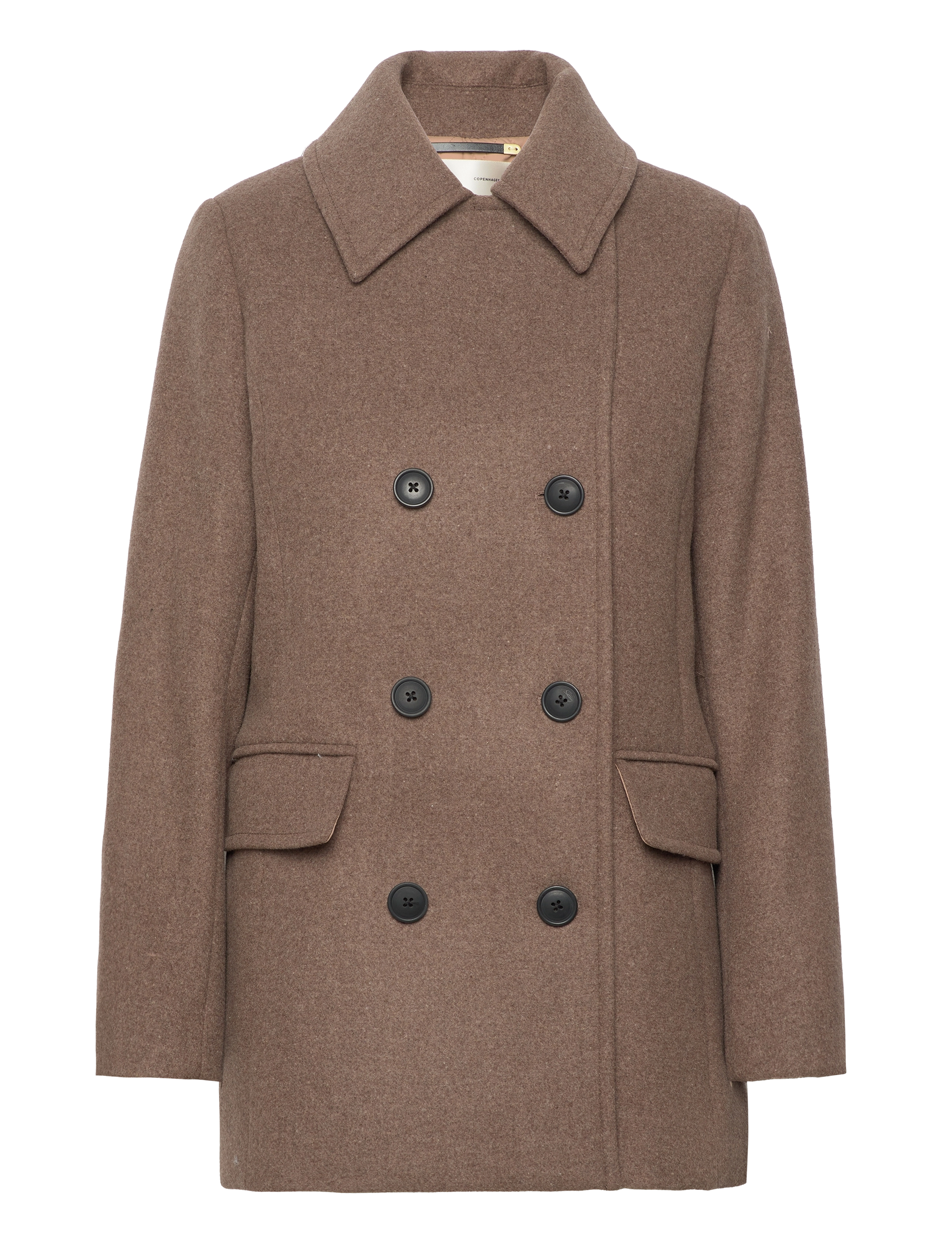 InWear - PerryIW Sailor Coat - overtøj - mocha grey melange - 1