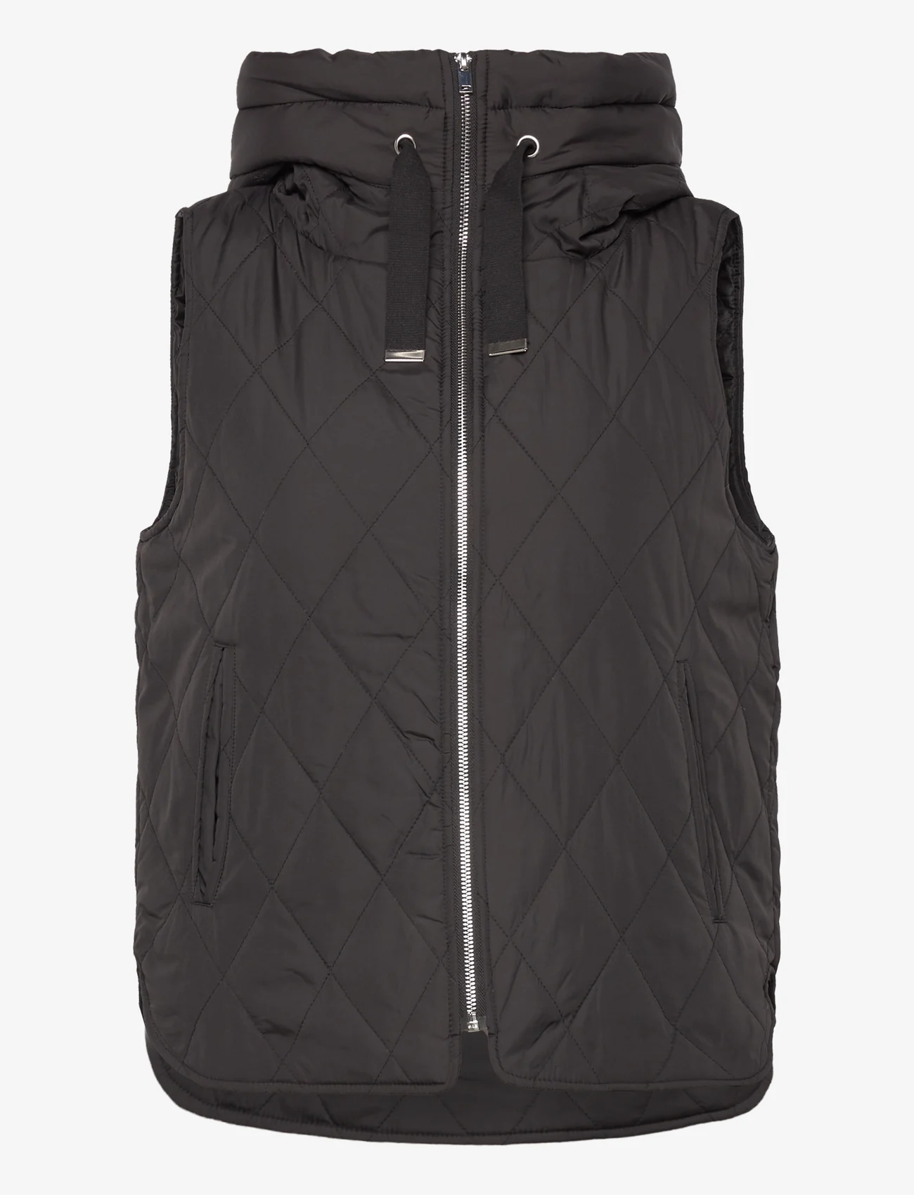 InWear - IktraIW Hood Waistcoat - pūstosios liemenės - black - 0