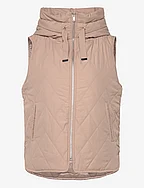 IktraIW Hood Waistcoat - MOCHA GREY