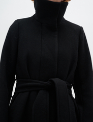 InWear - PerryIW Funnel Coat - winter jackets - black - 4