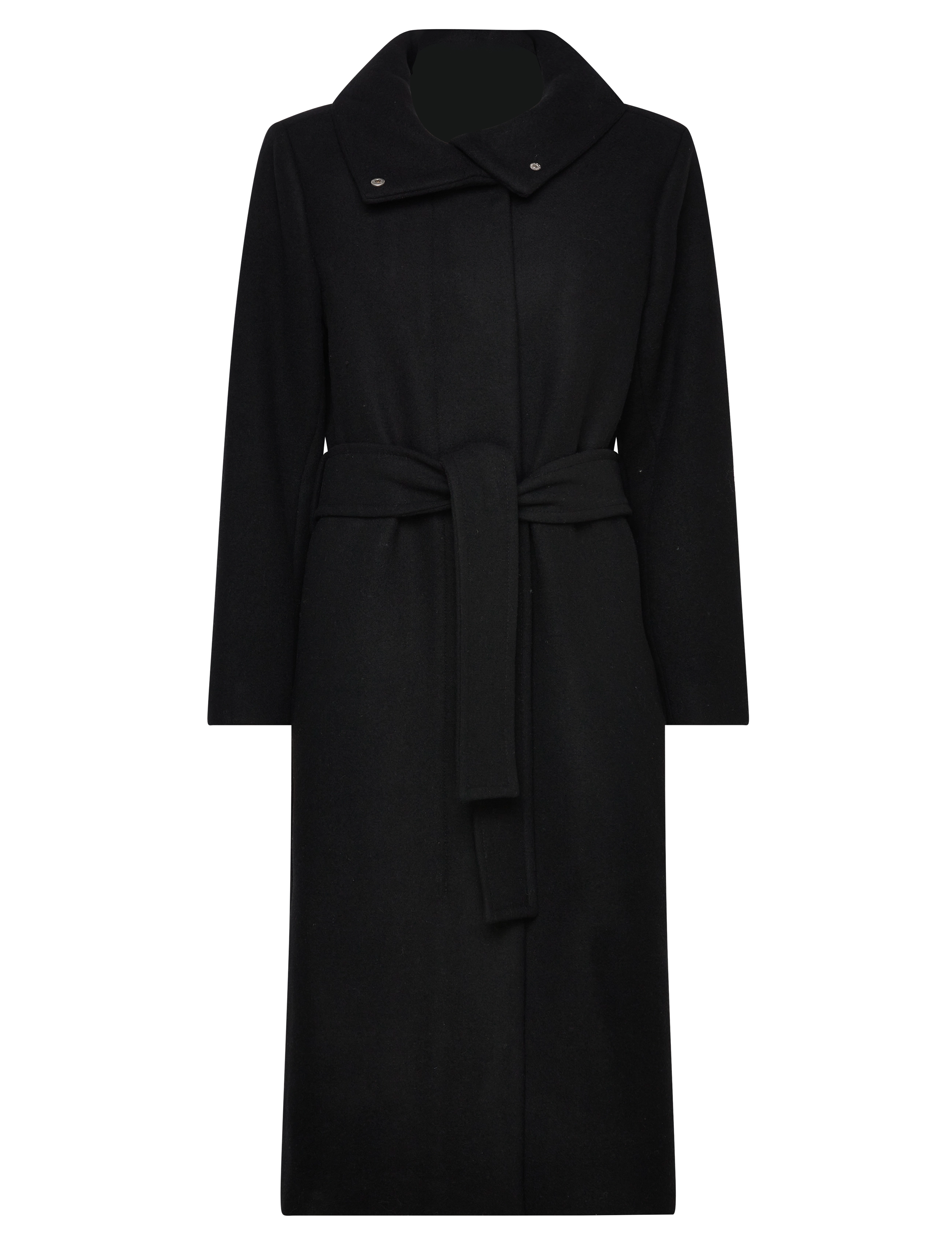 InWear - PerryIW Funnel Coat - black - 2
