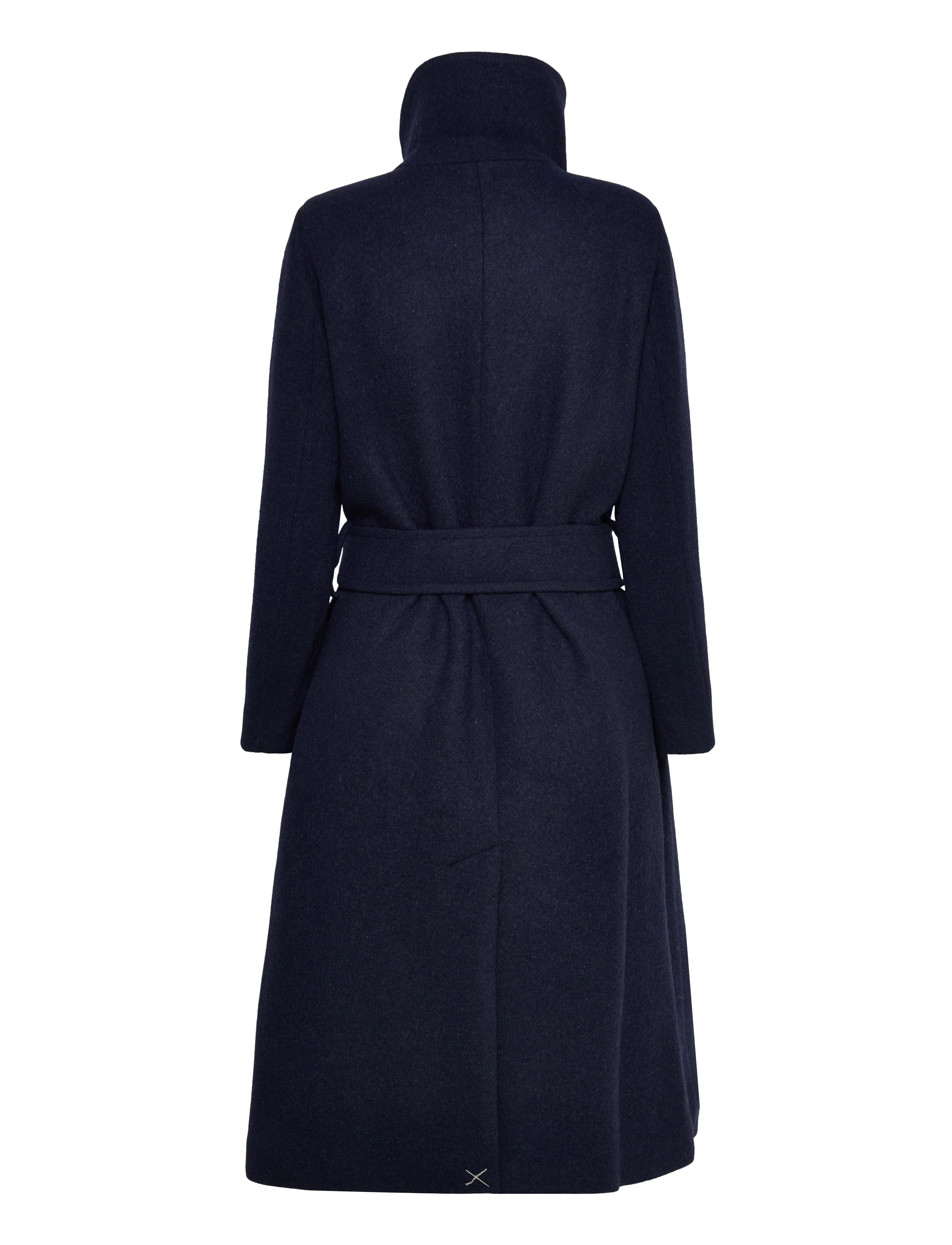 InWear - PerryIW Funnel Coat - marine blue melange - 1