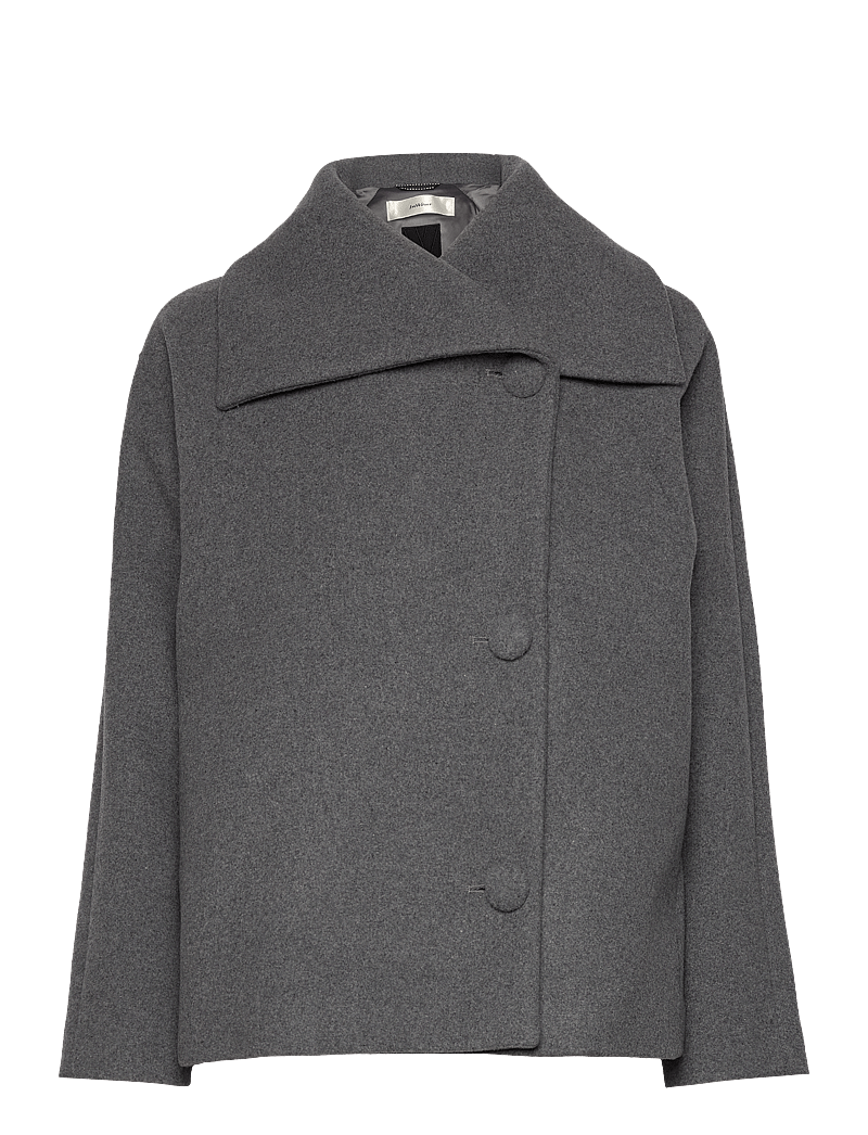 InWear - PerryIW Short Coat - uldjakker - granite melange - 2